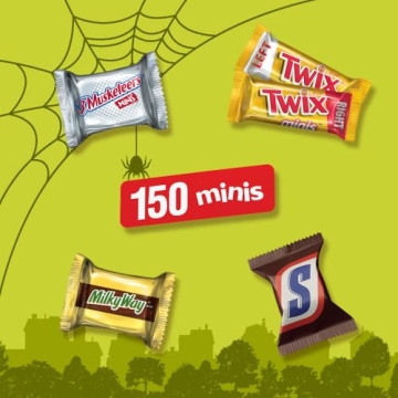 150 Count Halloween Chocolate Candy Mix for Parties