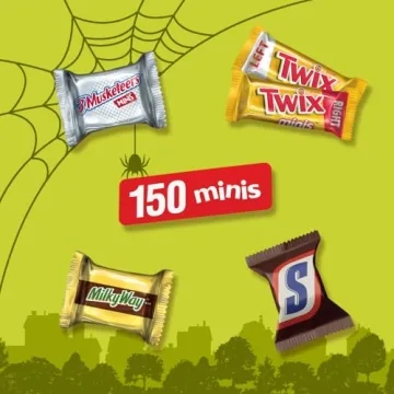 150 Count Halloween Chocolate Candy Mix for Parties