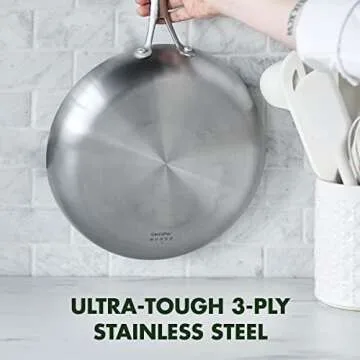Health-Conscious GreenPan Venice Pro Frying Pans Set