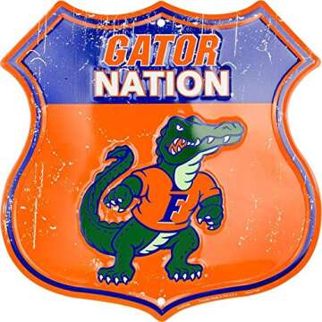 Hangtime Gator Nation - University of Florida Route Sign