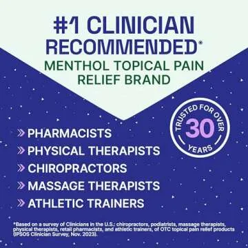 Biofreeze Overnight Gel Pain Relief with Lavender for Knee and Back Pain