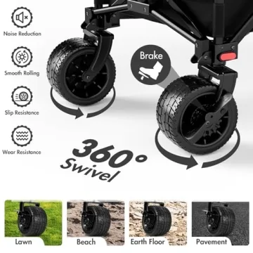 PORTAL 300L Large Capacity Foldable Wagon for All