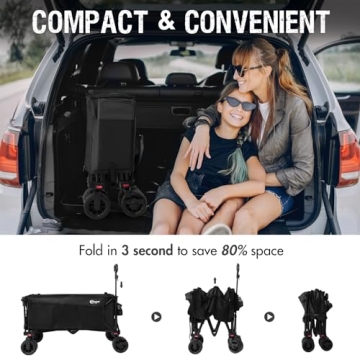 PORTAL 300L Large Capacity Foldable Wagon for All