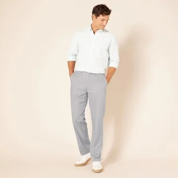 Men's Expandable-Waist Dress Pants for Every Occasion
