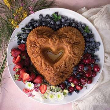 Nordic Ware Floral Heart Bundt