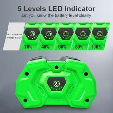 Twupixy 5.0Ah Replacement for EGO 56V Battery, 56 Volt 5000mAh Replacement Battery for EGO 56V Tools...