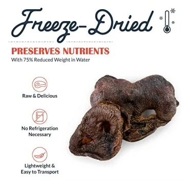 Natural Freeze-Dried Pig Snouts for Happy Healthy Dogs