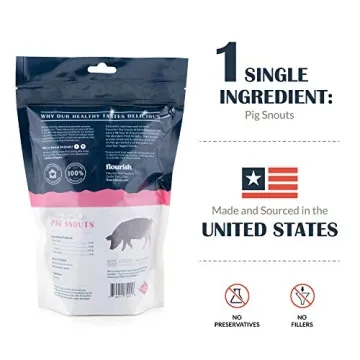 Natural Freeze-Dried Pig Snouts for Happy Healthy Dogs