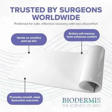 EpiFoam Silicone Coated Pads – Premium Silicone Foam Dressing for Post-Surgical & Liposuction Recovery - Helps Balance Compression & Enhances Comfort - Includes 3 Reusable Sheets, 7.75 x 11.5 Inches