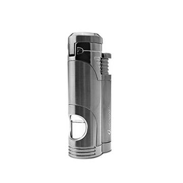 GUEVARA Butane Torch Lighter with Punch Windproof
