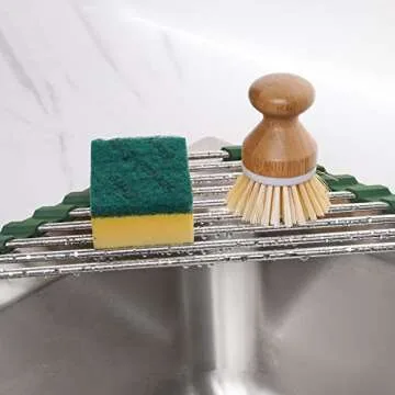 Tomorotec Roll-Up Dish Drying Rack for Sink Corner