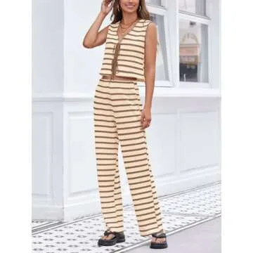 Tankaneo Crochet Sets for Women - Stylish 2 Piece Outfit