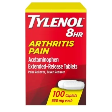 Tylenol 8 Hour Arthritis Pain Tablets with Acetaminophen for Joint Pain Relief, 100 count