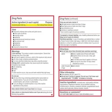 Tylenol 8HR Arthritis Pain Tablets 100ct - Easy Relief for Joint Pain