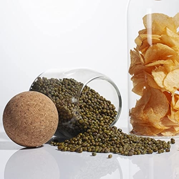 Stylish IVAILEX Airtight Glass Canisters - Set of 4