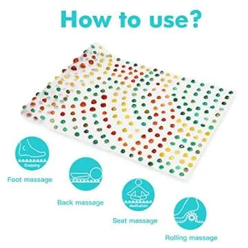 BYRIVER Acupressure Foot Massage Mat for Pain Relief