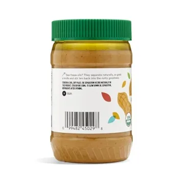 Organic Creamy Peanut Butter No Salt Added by Whole Foods