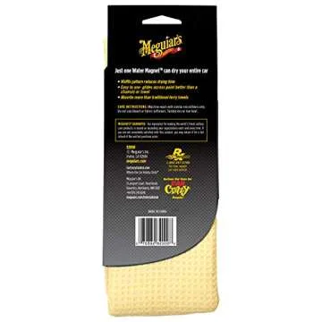 Meguiar's Water Magnet Microfiber Towel for Car Care