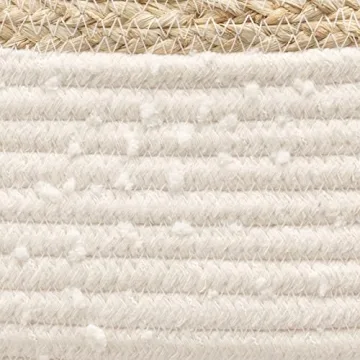 Rope Woven Storage Baskets Set for Organized Living