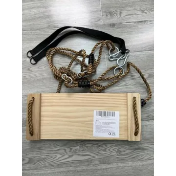 KINSPORY Wooden Swing Seat for Outdoor Fun and Relaxation