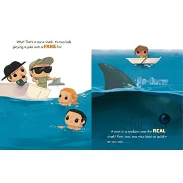 JAWS: Big Shark, Little Boat! A Book of Opposites (Funko Pop!) (Little Golden Book)