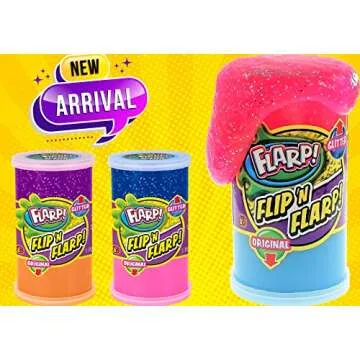 JA-RU Flip & Flarp Noise Putty Double Pack Kids Stress Toy