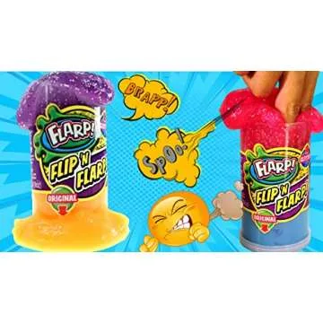 JA-RU Flip & Flarp Noise Putty Double Pack Kids Stress Toy