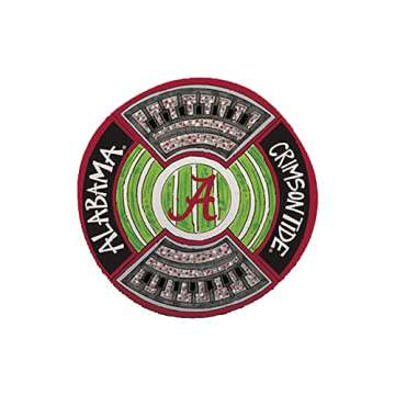 Magnolia Lane 20251 Alabama Round Stadium Platter, 13.5-inch Diameter