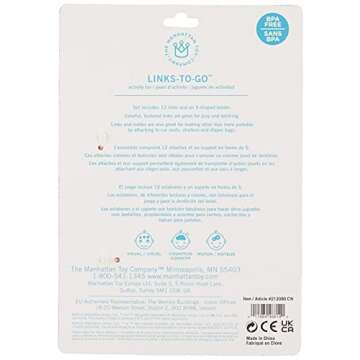 Manhattan Toy Links-to-Go Baby Travel Accessory Set