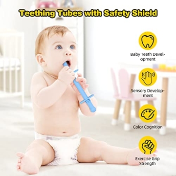 Discover Soft Silicone Teething Toys for Babies (5 Pack)