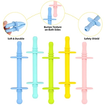 Discover Soft Silicone Teething Toys for Babies (5 Pack)