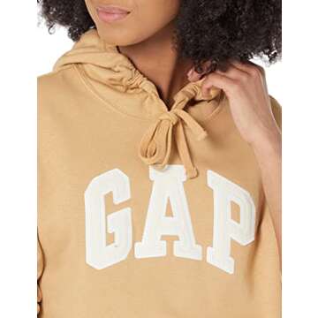 GAP Women's Logo Hoodie Hooded Pull-on Sweatshirt