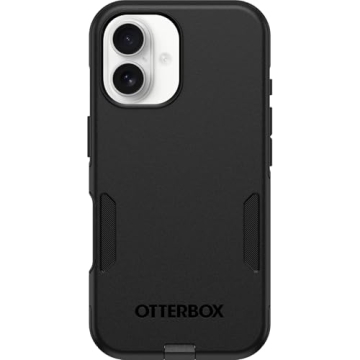 OtterBox iPhone 16 Commuter Series Case - Durable Protection in Black