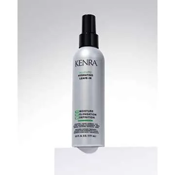 Kenra AllCurl Hydrating Leave-In |Leave-In Conditioner | Hydrates, Detangles, & Preps Curls | 72 Hour Moisture Retention | Wavy, Curly, Coily Hair | 6 oz