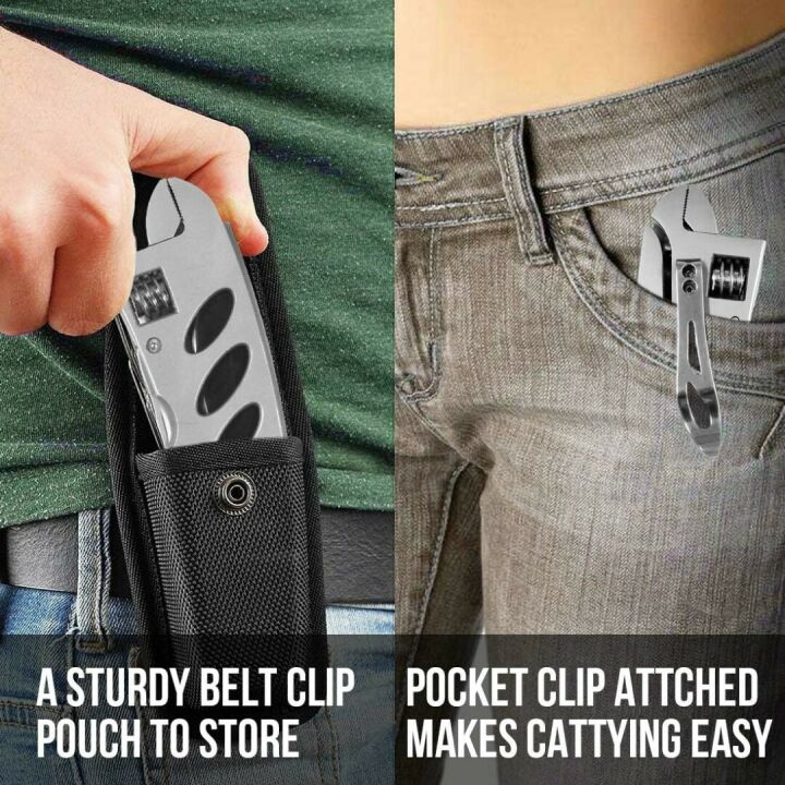 7-in-1 Adjustable Multitool Wrench for Every Task