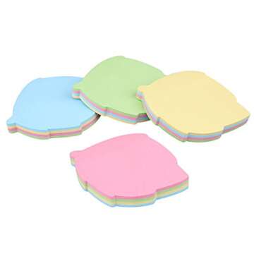 Colorful Leaf Shaped Sticky Notes - Fun and Functional