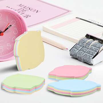 Colorful Leaf Shaped Sticky Notes - Fun and Functional