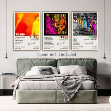Limited Edition Music Girl Canvas Print for Home Decor
