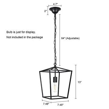Unicozin Industrial Pendant Light Fixture for Modern Spaces