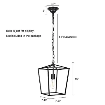 Unicozin Industrial Pendant Light Fixture for Modern Spaces