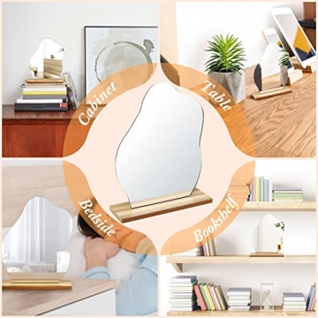 Aesthetic Cloud Shaped Acrylic Desk Mirror - Perfect Decor