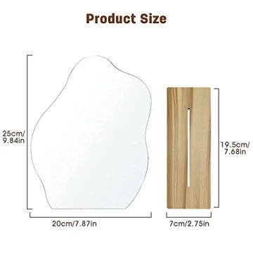 Aesthetic Cloud Shaped Acrylic Desk Mirror - Perfect Decor