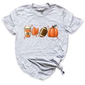 Fall Coffee Shirt, Cute Fall Sweatshirt, Coffee Lover tee Shirt, Halloween Pumpkin Latte Drink Cup T-Shirt, Pumpkin Spice Shirt, Thanksgiving Shirt