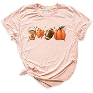 Fall Coffee Shirt, Cute Fall Sweatshirt, Coffee Lover tee Shirt, Halloween Pumpkin Latte Drink Cup T-Shirt, Pumpkin Spice Shirt, Thanksgiving Shirt