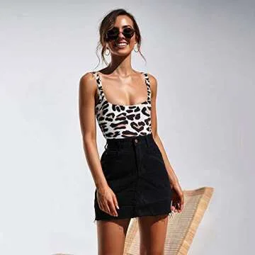 PRETTYGARDEN Women One Piece Swimsuit U Neck Tummy Control Swimwear Slimming Strap Backless Bathing Suit (Z-Black,X-Large)