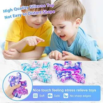 Unicorn Fidget POP Toy Set: Stress Relief & Learning Fun