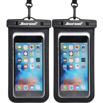 Hiearcool Waterproof Phone Pouch - Universal Case Compatible for iPhone 16 15 14 13 Pro Max Plus Up ...