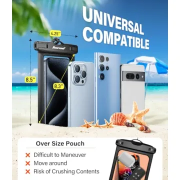 Hiearcool Waterproof Phone Pouch for Outdoor Activities