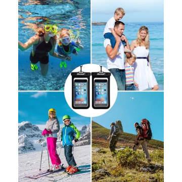 Hiearcool Waterproof Phone Pouch for Outdoor Activities