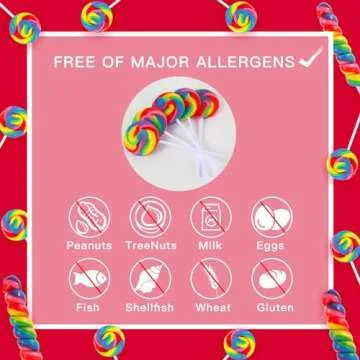 Big Size! 24 Pack Twisty Lollipop - Fun, Healthy & Colorful